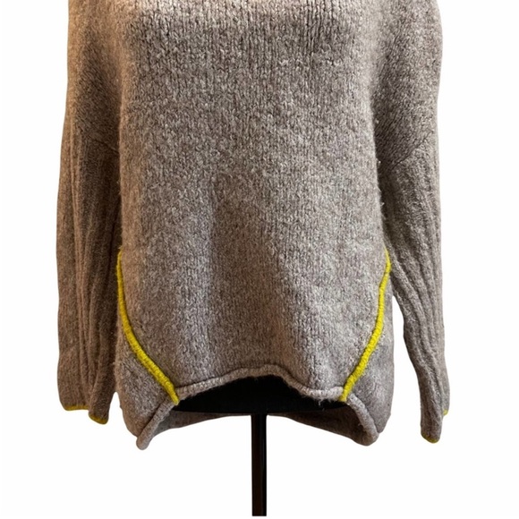 Moth by Anthropologie Oversized Wool Blend Gray Sweater - Picture 6 of 11